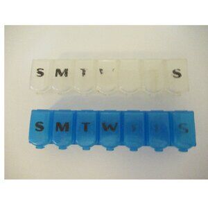 am + pm XL 7-day pill cases